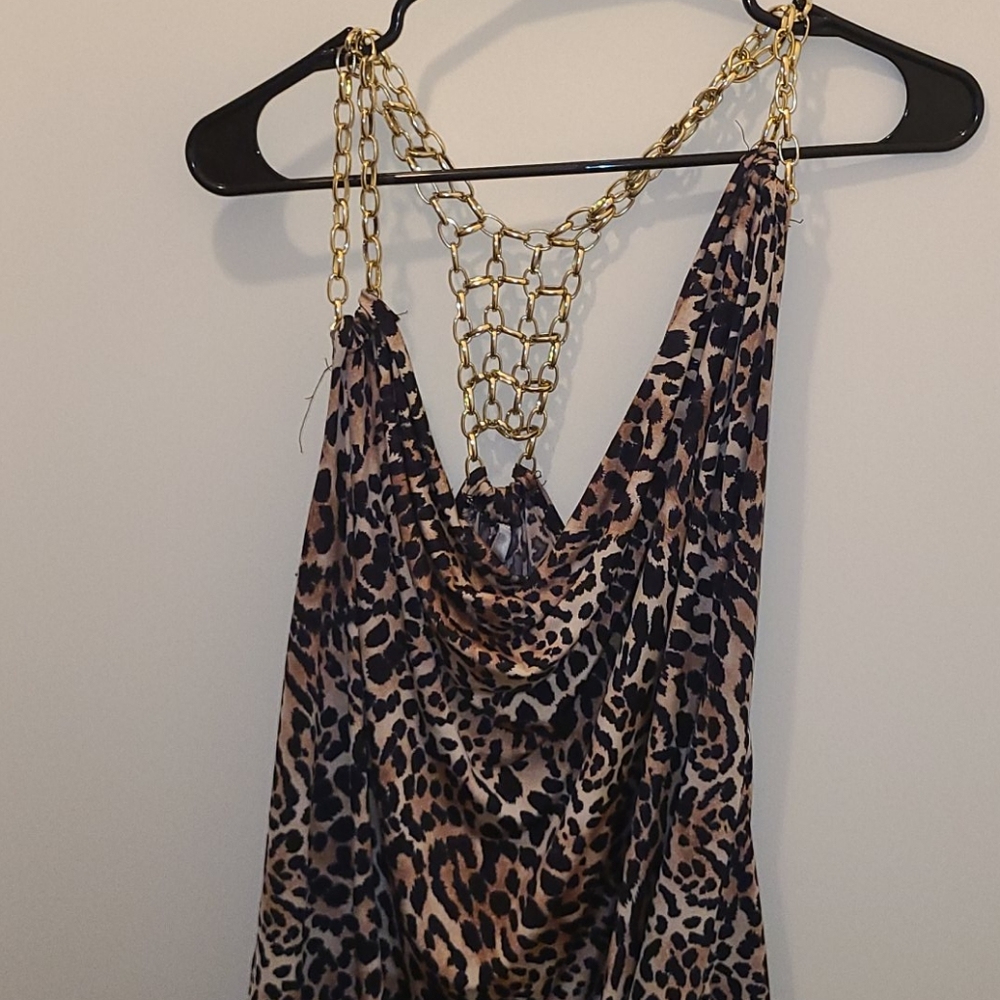 Leopard print tank
